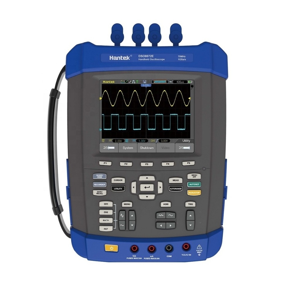 Hantek DSO8072E Digital Handheld Oscilloscope Scopemeter 2CH 70MHz 1 GSa/s Arbitrary Waveform Generator 25MHz DMM USB