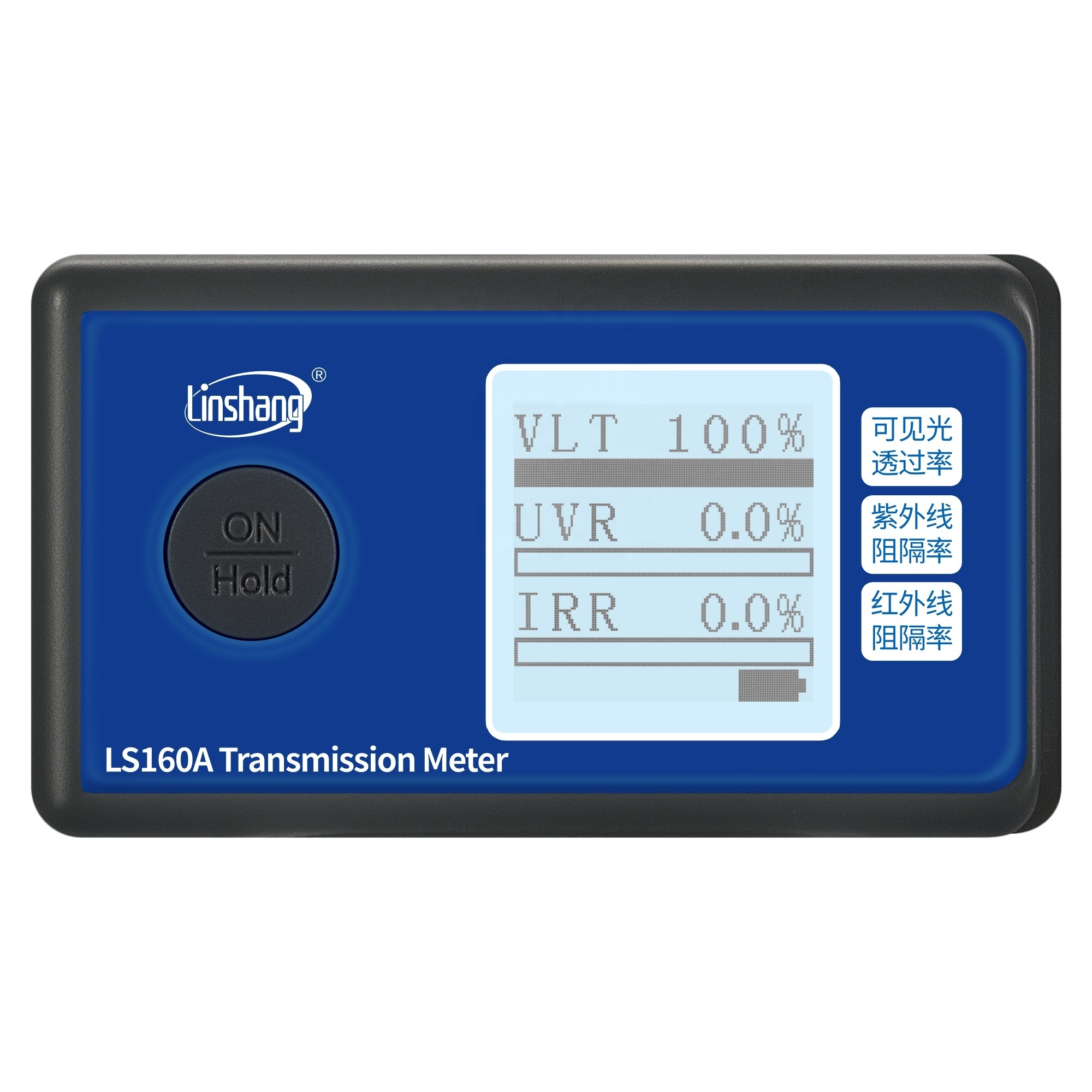 LS160A Solar Film Transmission Meter Light Transmittance Meter UV IR rejection Meter Window Tinting Tester