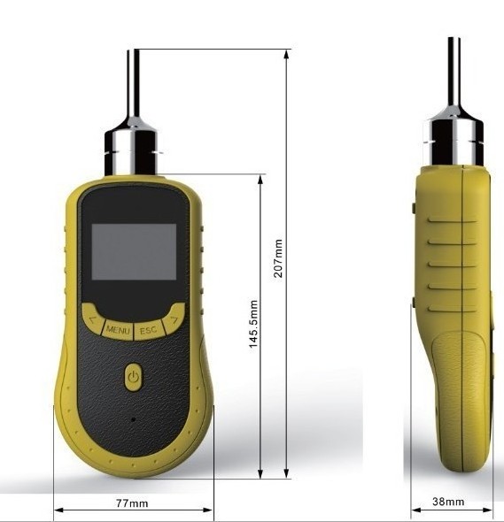 Portable LCD display NOX Nitrogen Oxide analyzer exhaust gas analyzer