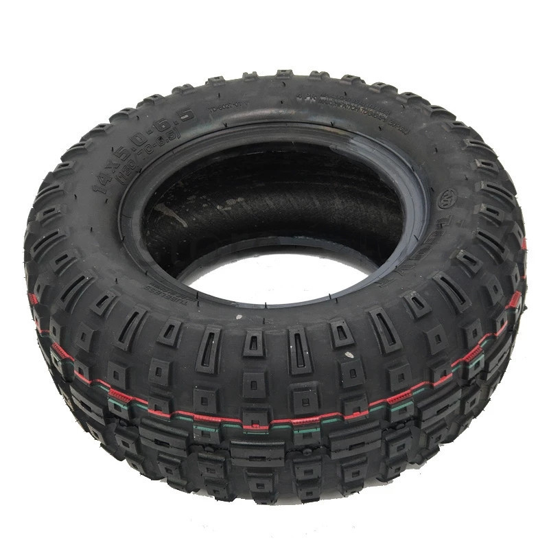 14 Inch Tubeless Tyre 14x5.00-6.5 for Go-Kart Scooters Motorcycle FLJ K6 Tire Vacuum Tyre Wheel Scooter 14*5.00-6.5