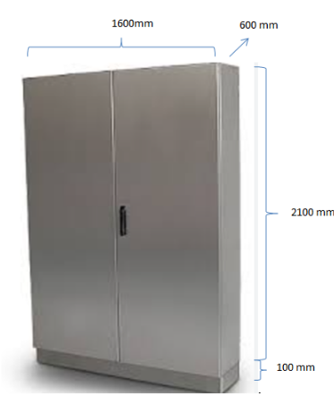 Waterproof Electrical Outdoor cabinet stainless steel Storage battery  4G/5G Systems Network Cabinet Enclosure