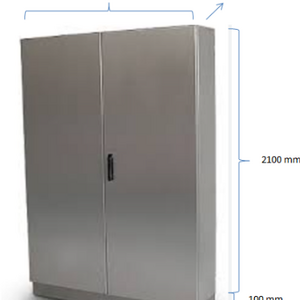 Waterproof Electrical Outdoor cabinet stainless steel Storage battery  4G/5G Systems Network Cabinet Enclosure