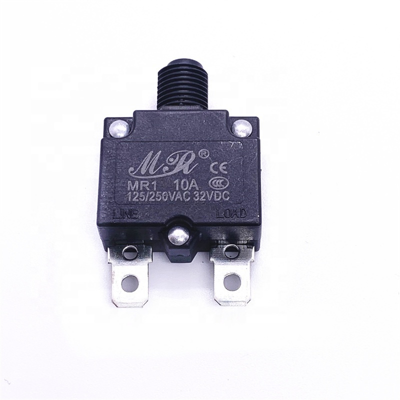 Thermal Circuit Breakers 10A 125/250V AC 32V DC Push Button Reset Overload Protector Switch overload switch