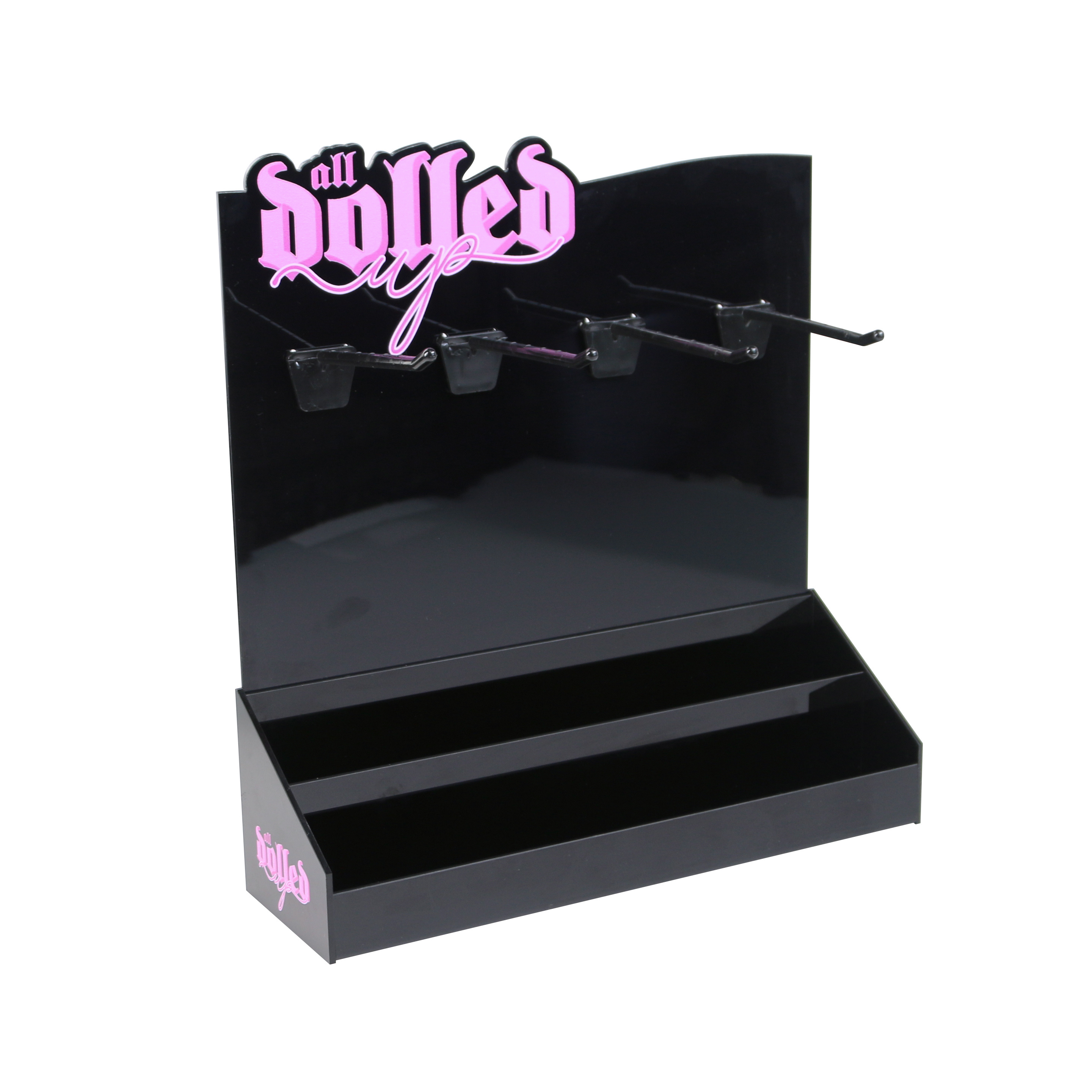 Acrylic eyelashes Display Stand Customized Acrylic Cosmetics Display Stand with Logo Acrylic Lash Display Stand