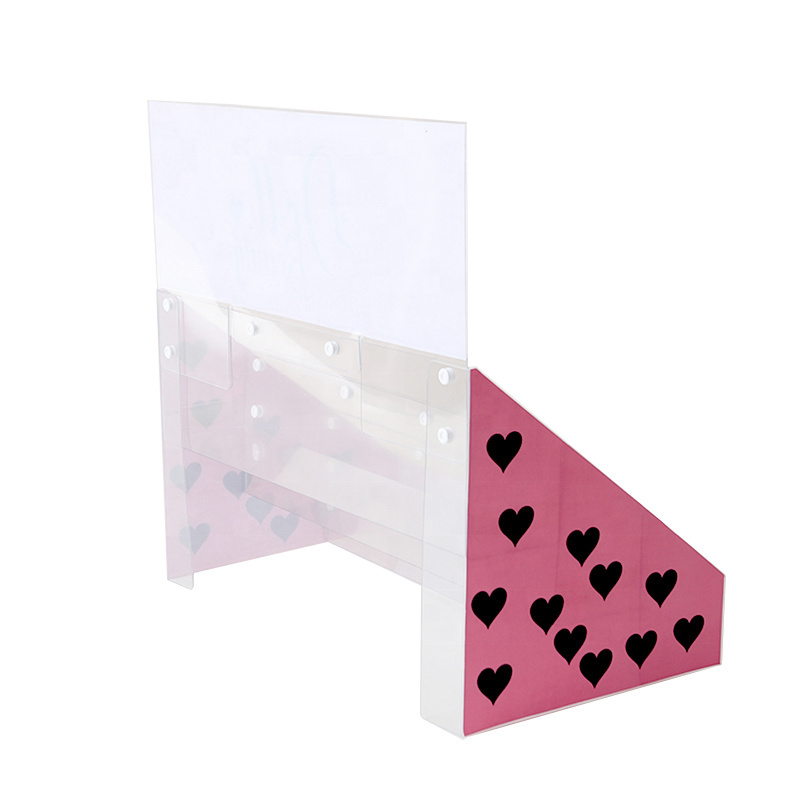 Custom Service Acrylic Eyelash Cosmetic Display Large Multi-use Lash Display Stand Eyelash Counter Open Display Stand