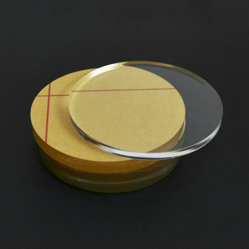 Laser Cut Clear Acrylic Plastic Circle Discs Round Perspex Sheet Printed Logo Decoration Round Sheet