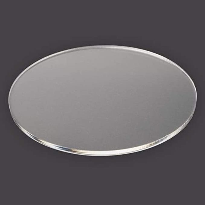 1/8 Inch Thick 12 Inch Diameter Clear Plexi Sheets Circle Blanks Plastic Disc Round Acrylic Sheet