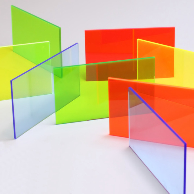 3mm Custom Black Red Green Pink Colored and Transparent Perspex Plastic Sheets as Furniture Display Raw Material