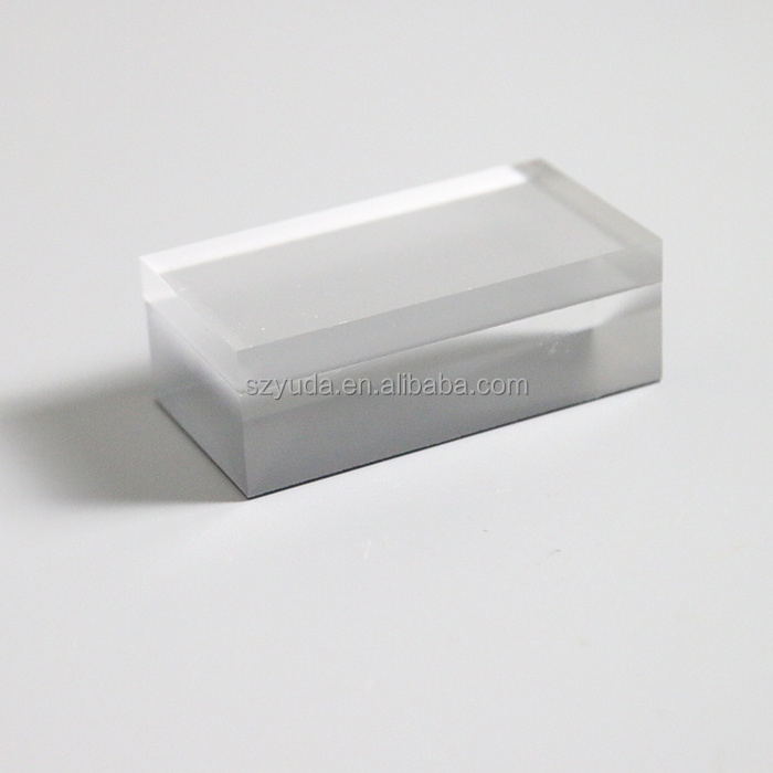 Crystal Block Brick Available Engraving Wholesale Acrylic 10cm Solid Clear Block