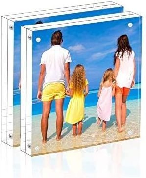 Star Shaped Photo Frame Crystal Clear Tabletop Perspex Poster Frames Wedding Invitation Magnetic Acrylic Picture Frames