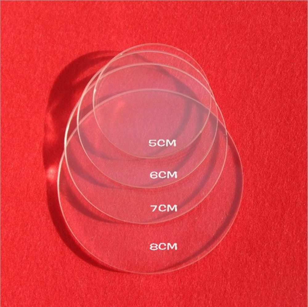 1/8 Inch Thick 12 Inch Diameter Clear Plexi Sheets Circle Blanks Plastic Disc Round Acrylic Sheet