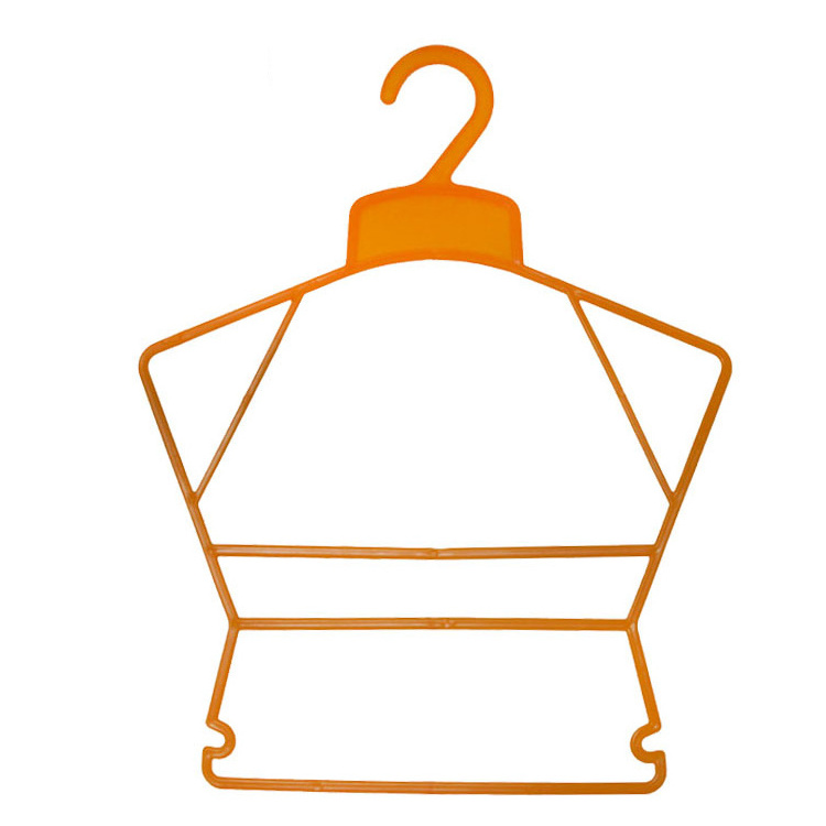 Clothing Store Children'S Coat-Hanger Children Laundry Hanger Orange Plastic Kids Clothes Hanger Racks