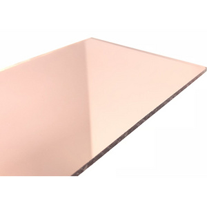 1mm 2mm 3mm  Thickness Single and Double Side Mirror A4 A5 1830*1220mm Extrusion Laser Cutting Rose Gold Acrylic Mirror Sheet