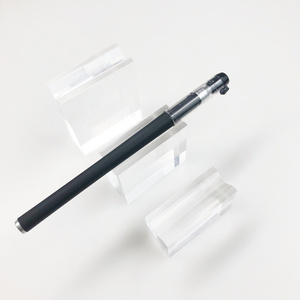 Solid Acrylic Pen Collections Holder Single Perspex Ballpoint Pen Stand Fountain Pen Display Block