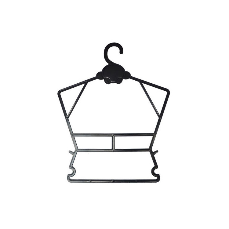 Clothing Store Children'S Coat-Hanger Children Laundry Hanger Orange Plastic Kids Clothes Hanger Racks