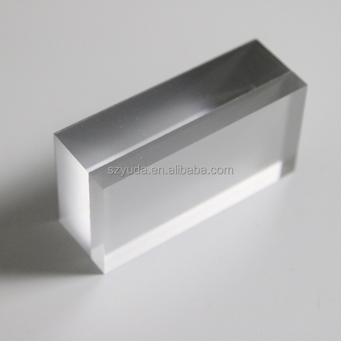 Crystal Block Brick Available Engraving Wholesale Acrylic 10cm Solid Clear Block