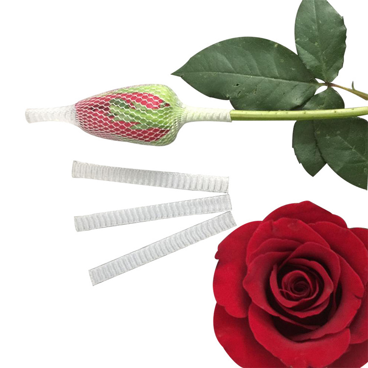 Manufacturer Direct Sales Durable Plastic Mesh Rose Bud Protective Sleeve Net