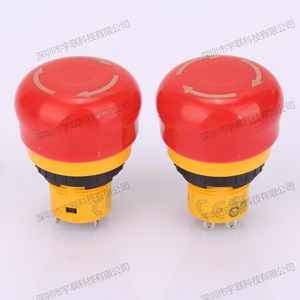 Mushroom Push-button Switch XA, XE Series AB6E-3BV01PRH.