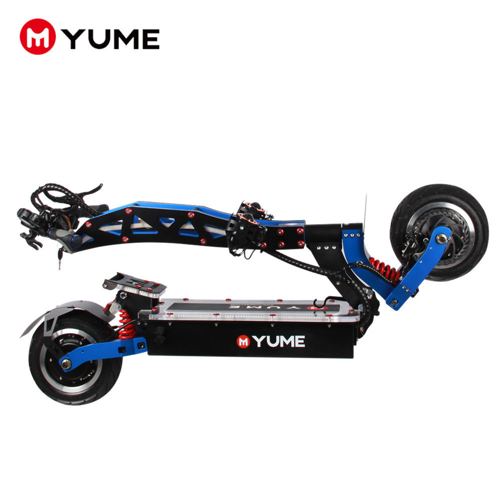 YUME Chinese adult 7000W offroad foldable  electric scooter  dual motor 2 wheel electric step wholesale