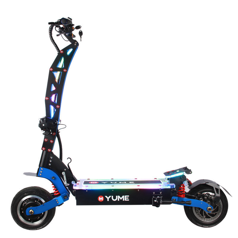 YUME Chinese adult 7000W offroad foldable  electric scooter  dual motor 2 wheel electric step wholesale