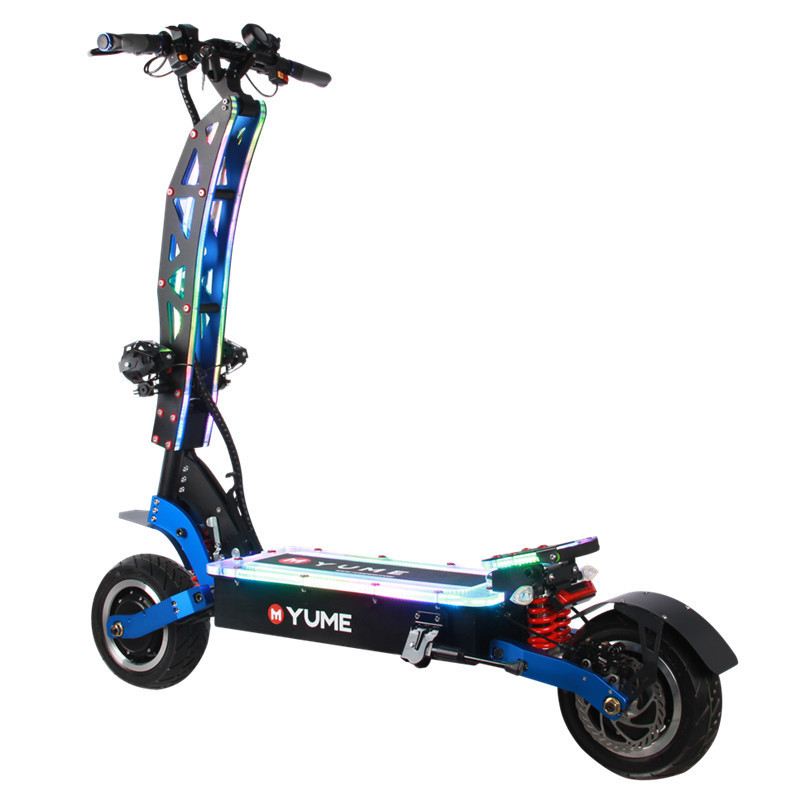 YUME Chinese adult 7000W offroad foldable  electric scooter  dual motor 2 wheel electric step wholesale