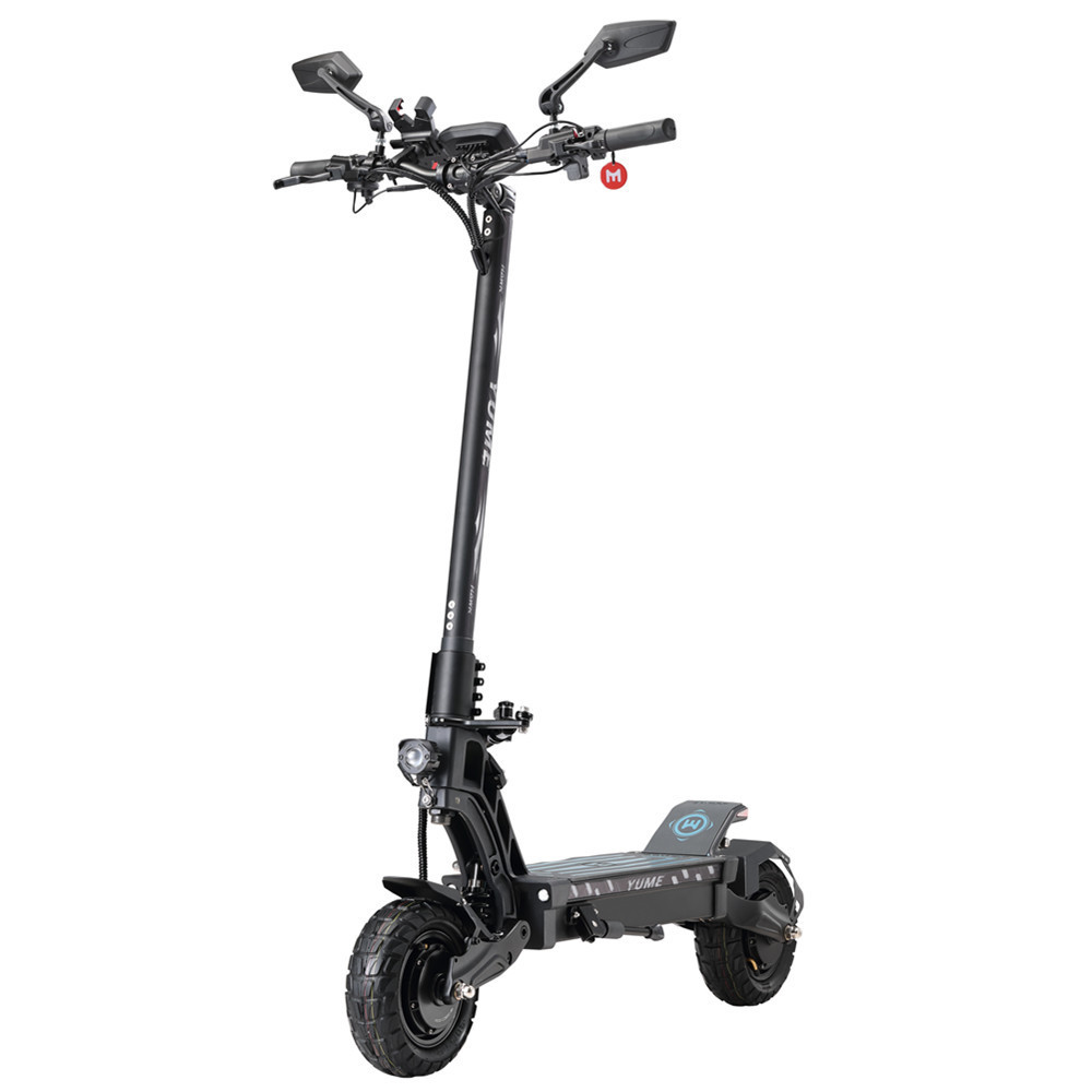 YUME  HAWK new arrival 60v 2400w dual motor adult electric scooter 10 inch off road tire e scooter 2000w  for wholesale