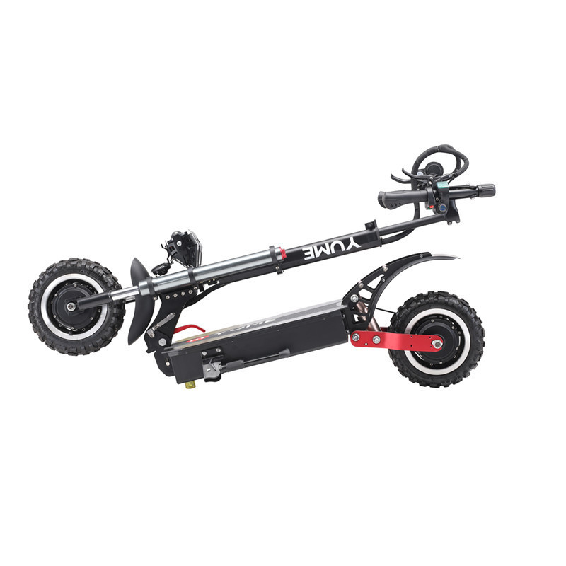 China 3200W dual motor powerful two wheel 11 inch fat tire off road electric scooter with removable seat