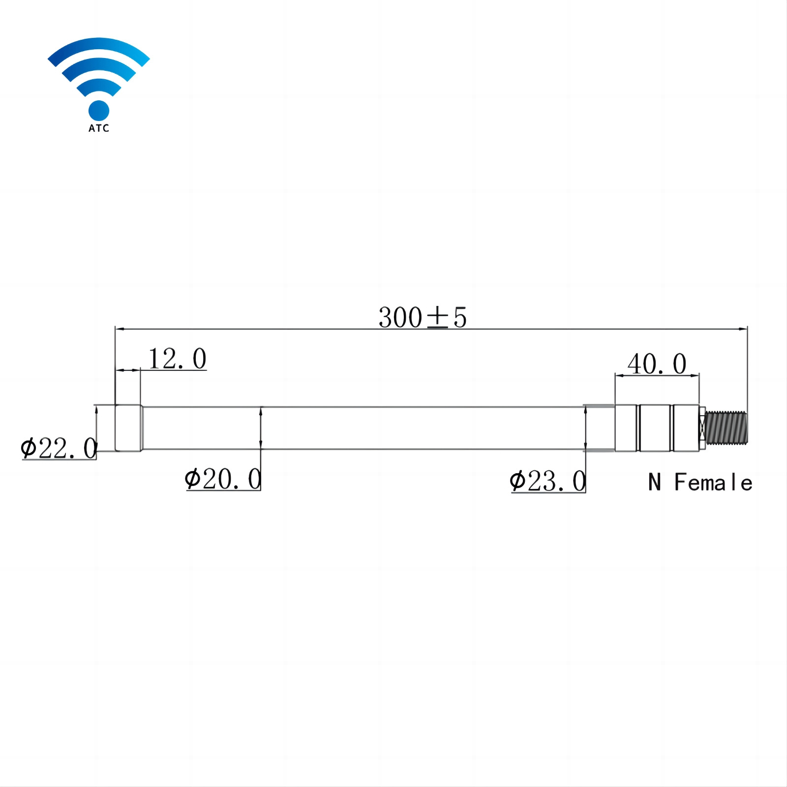 High gain 868mhz outdoor waterproof omnidirectional  antenna long range antenna fiberglass antenna