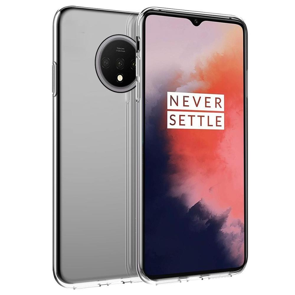 for One Plus 7 Pro 7T 1+7T Case Transparent For OnePlus 7T Case Slim Fit Soft Clear TPU Bumper Shockproof Shell Protective Cover