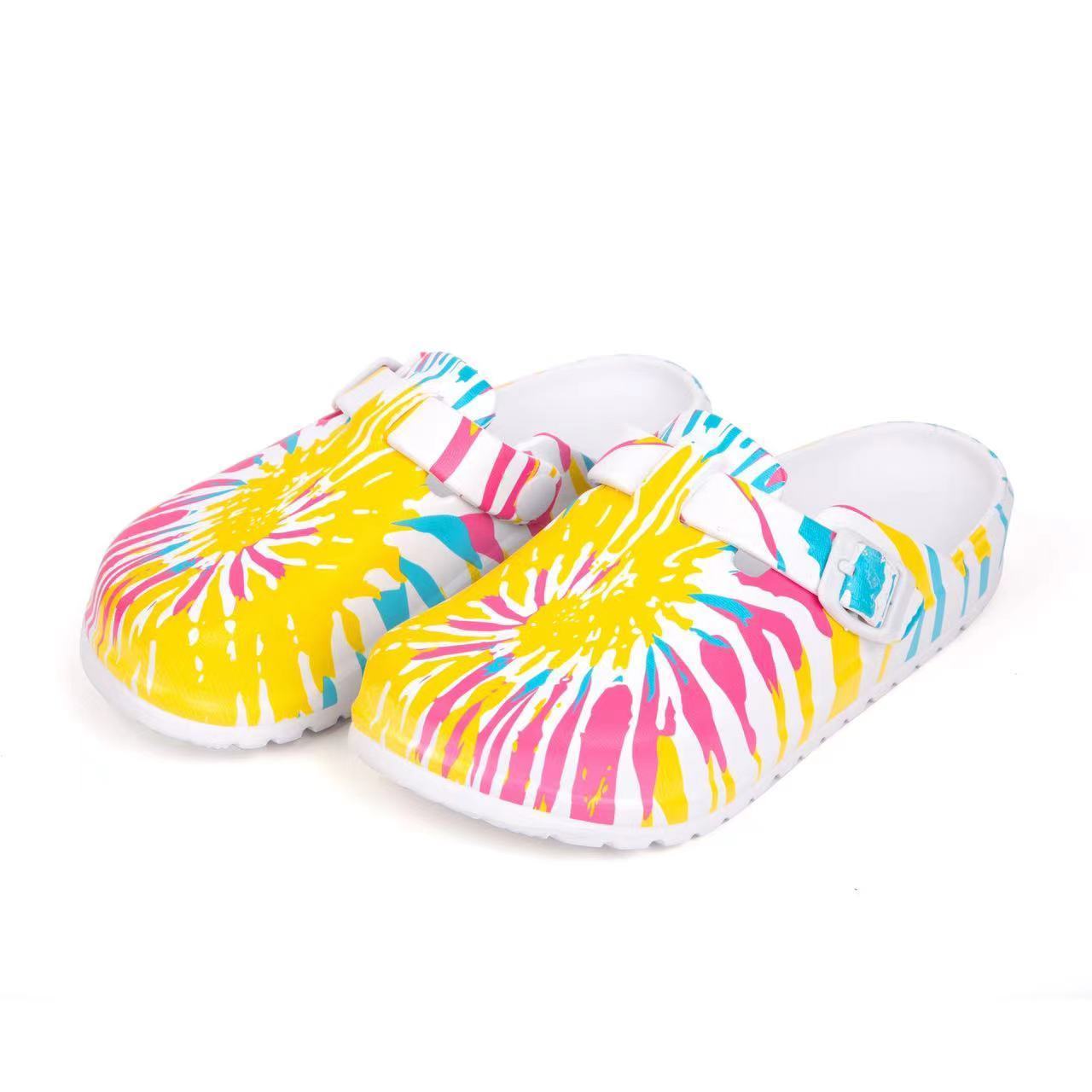 Women Print Nurse Shoes Wholesale Custom Medical Slippers High Quality Waterproof Clogs Female Slippers Slides Footwear