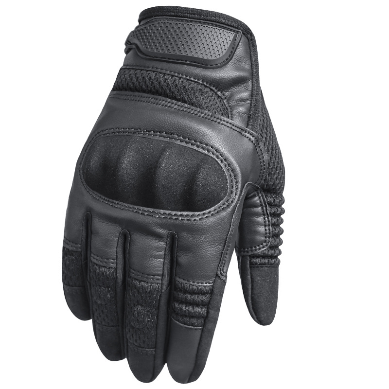 Stock Men Black Winter Outdoor Sports Black Half Finger Hunting Shooting Full Finger Combat Tactical Gloves