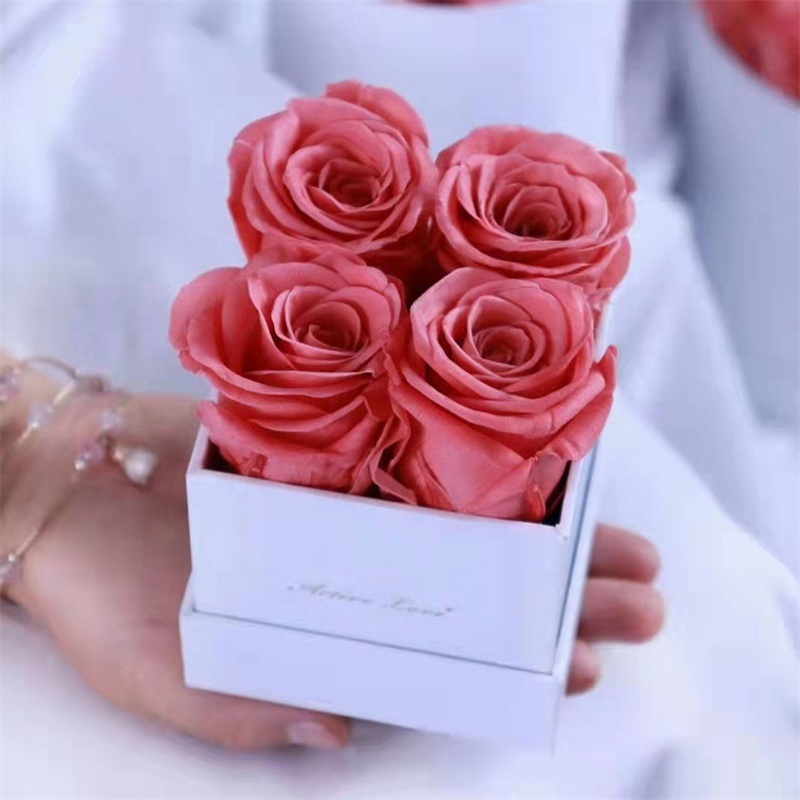 Valentine'S Day Long Life Lasting Preserved Real Rose Box Forever Eternal Preserved Rose In Box