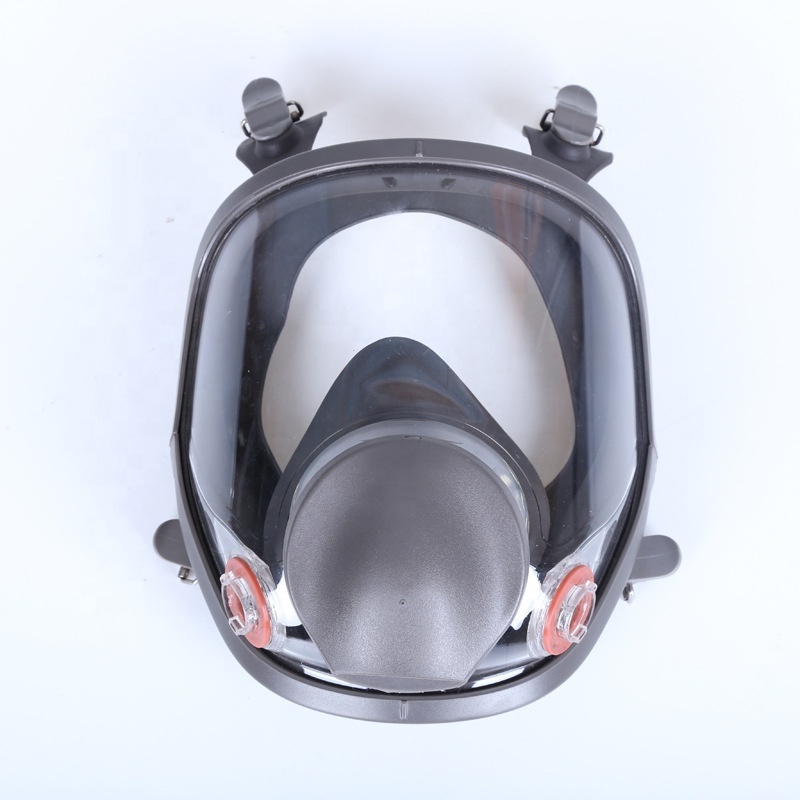 Reusable full face smoking chemical respirator gas mask