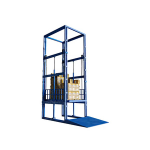 Hydraulic Warehouse Wall Mounted Building Small Cargo Lift  Freight Elevator For Warehouse Use