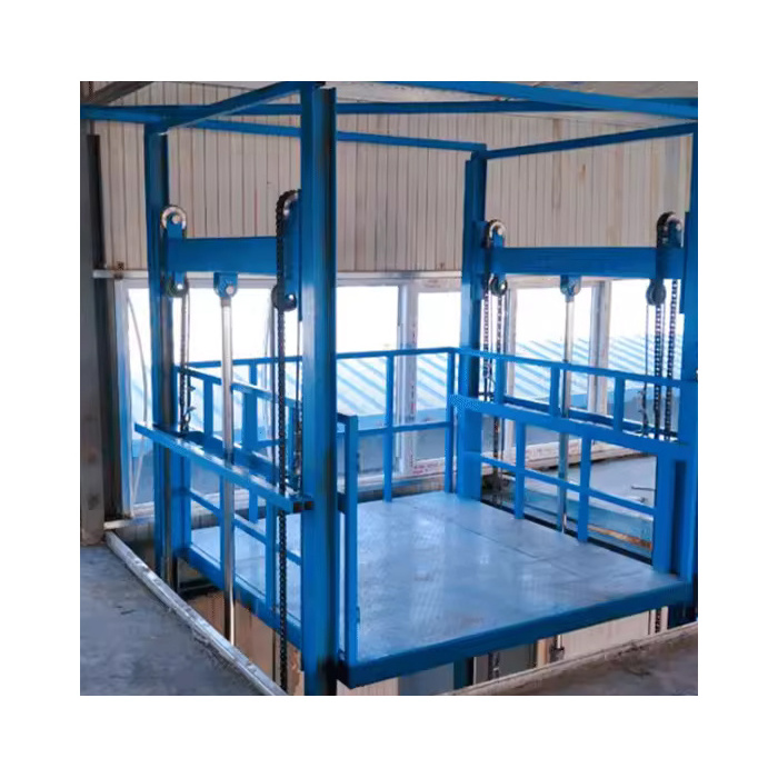 Hydraulic Warehouse Wall Mounted Building Small Cargo Lift  Freight Elevator For Warehouse Use