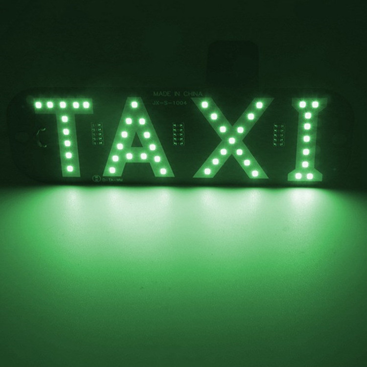 Taxi Led Light Board 7.5inch Empty Car Sign 5-6V USB Switch Connect  Lighting