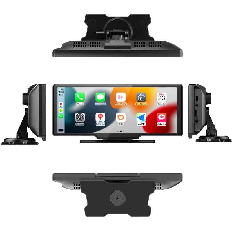 Monitor for car HD Dual BT Stereo Car Radio Dash Cam 10.26 inch Wireless Carplay and Android Auto Touch Screen Audio System