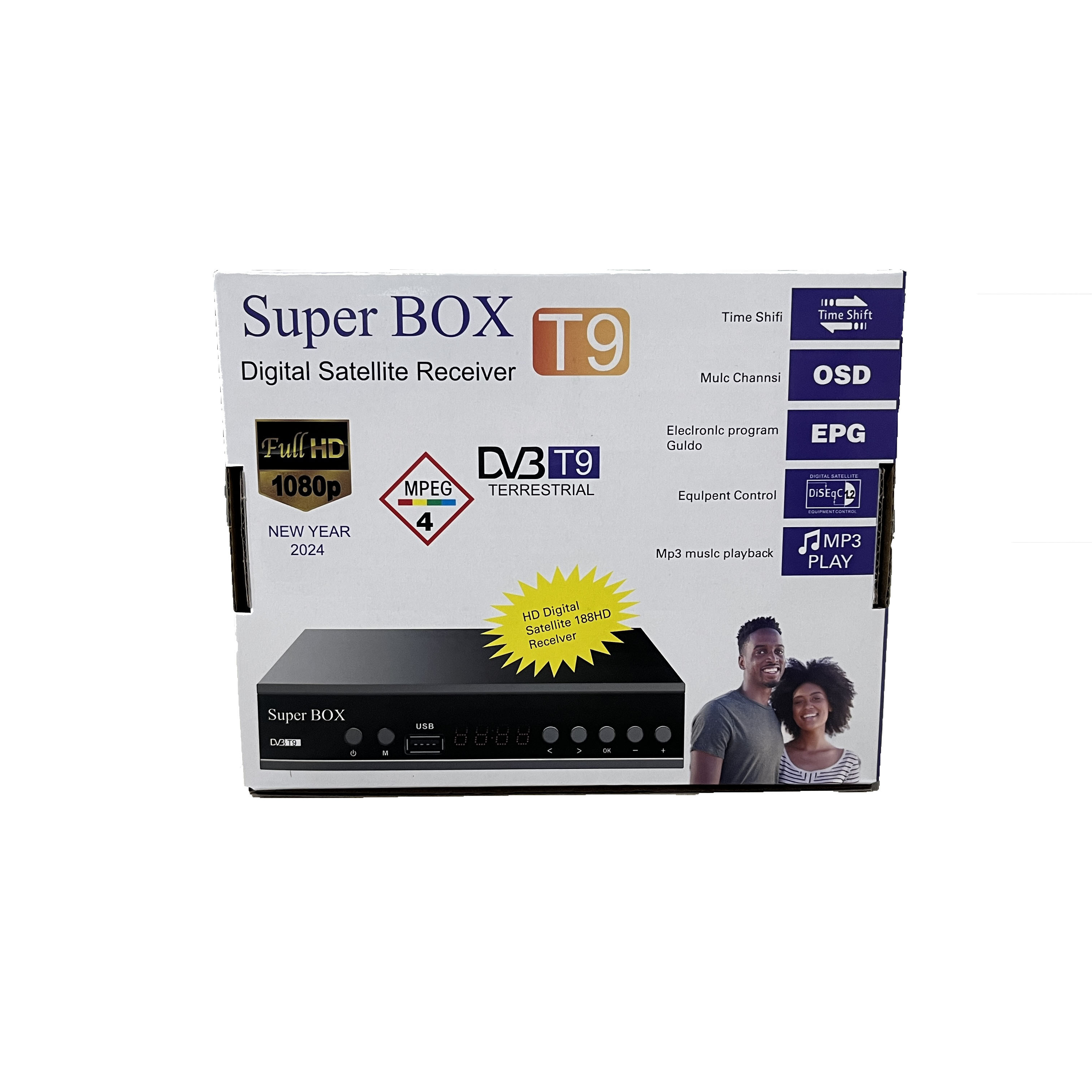 Africa decoder digitale terrestre dvb t2 dc12v hdtv 4k dd free mpeg4 receiver settop TV box price hd set-top box