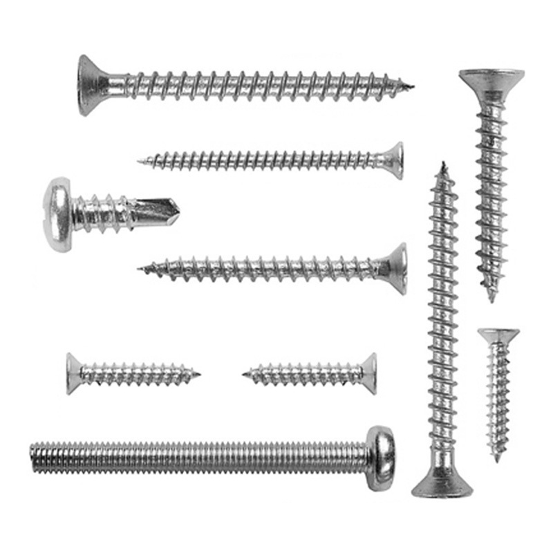 Factory customized screws hardware titanium aluminum screw brass black custom non-standard stainless steel machine screw