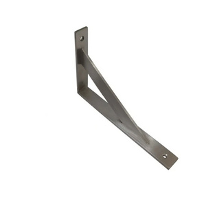 Wholesale Furniture Hardware Custom Floating Stainless Steel L Corner Bracket Mounting Folding Shelf Wall Brackets