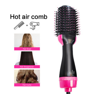 2024 New Professional 5 In 1 Detachable Interchangeable Styler Electric Hot Air Brush comb 1 Step Hair Dryer Brush set