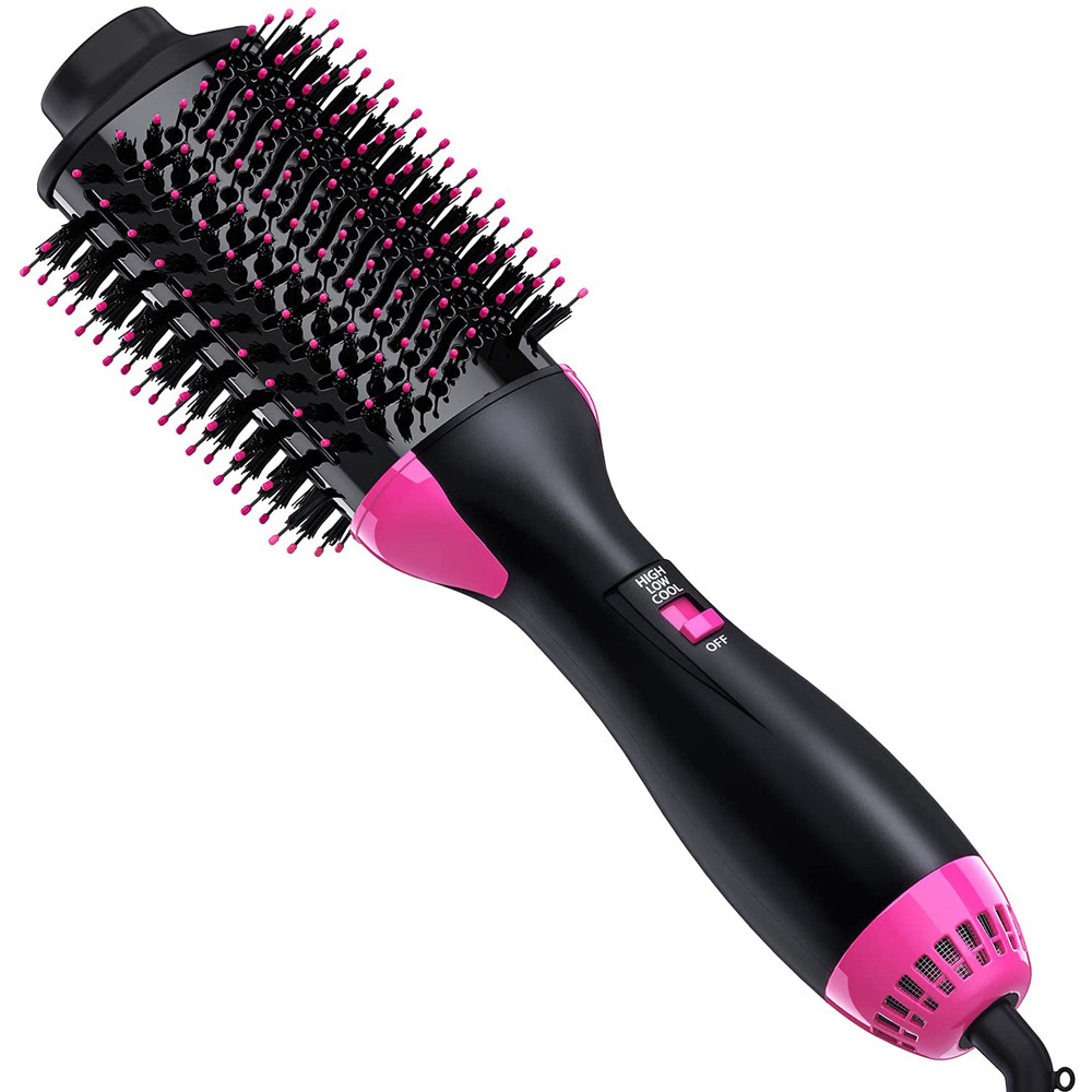 2024 New Professional 5 In 1 Detachable Interchangeable Styler Electric Hot Air Brush comb 1 Step Hair Dryer Brush set