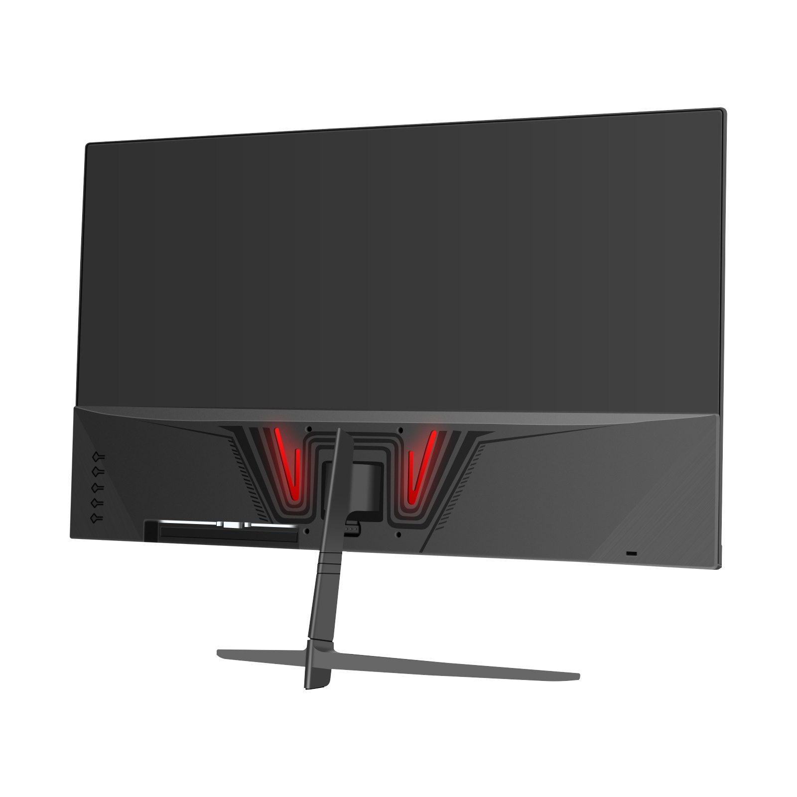 24 Inch LED Office/Gaming Monitor with RGB Lighting, Tilting V Shape Standing Bracket for Desktop Use, Supporting OEM