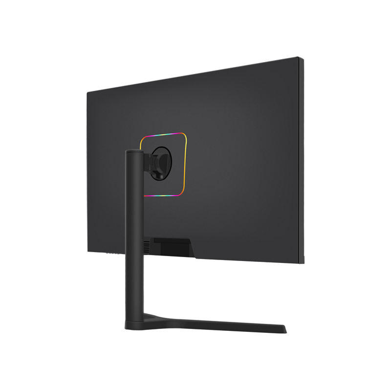 32 Inch QHD/UHD Gaming Monitor with Lifting, Rotate, Pitch Adjustable Bracket and RGB Lighting on Back Side Supporting OEM