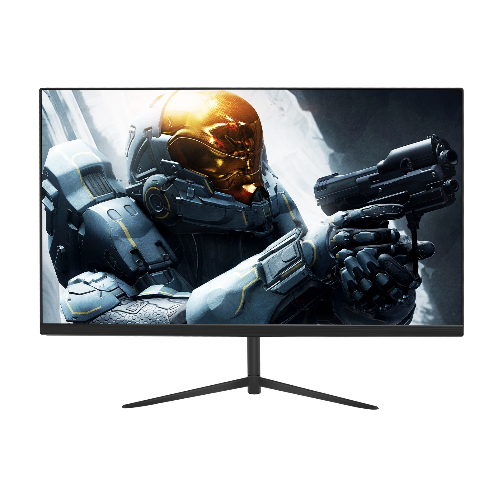 27 Inch 2K Gaming LED Monitor, Bezel-less Design with V Shape Tilting Standing Bracket, Desktop Use, Supporting OEM