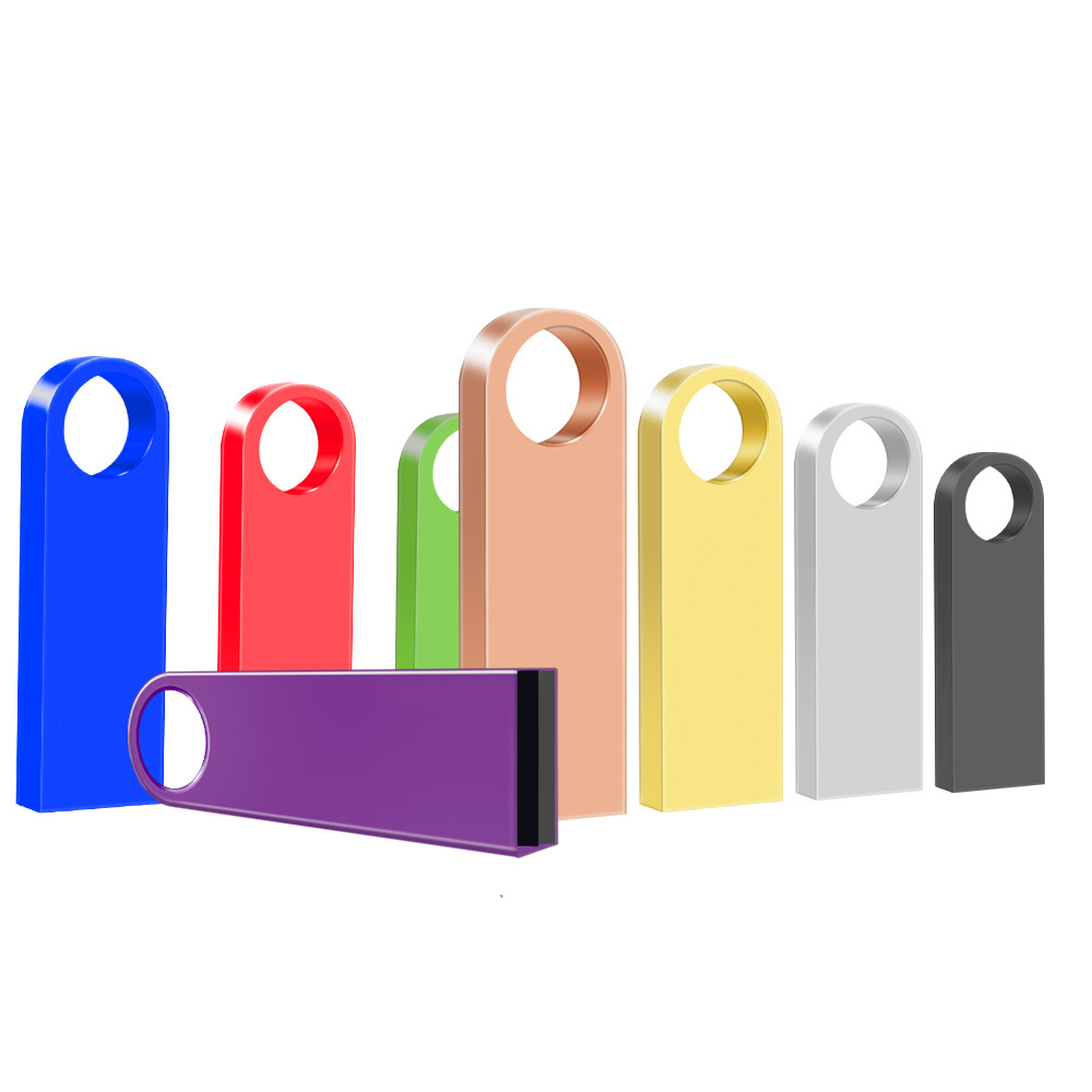 Custom Logo Metal usb flash drives Multi-color se9 USB Stick usb2.0 3.0 Stick 4gb 8gb 16gb 32gb 64gb 128gb Gift USB flash drive