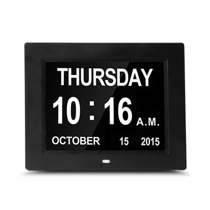 2024 DDC-8009 desktop or Wall Mount Special Design for Seniors Elderly Dementia Digital Calendar Day Clock