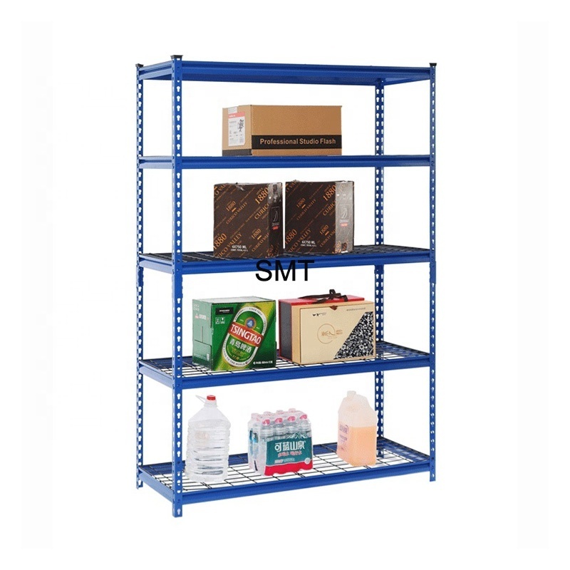 Hot Sale Storage Rack Metal Shelf Boltless Rive Heavy Duty Galvanized Shelves Adjustable Shelving