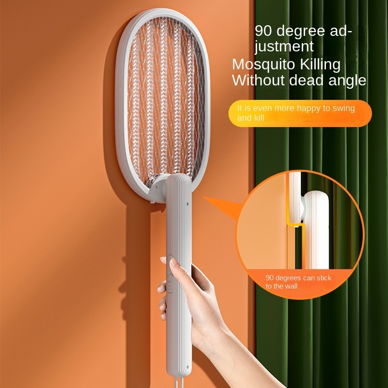 The High Quality Foldable Electronic Mosquito Killer Bat Fly Swatter Handheld Bug Zapper Racket