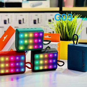 Wholesale price Portable Colors LED Light bluetooth speaker portable mobile phone wireless mini Subwoofer LED Stereo speaker